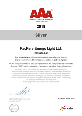 AAA GB PacKers-Energo Light Kft